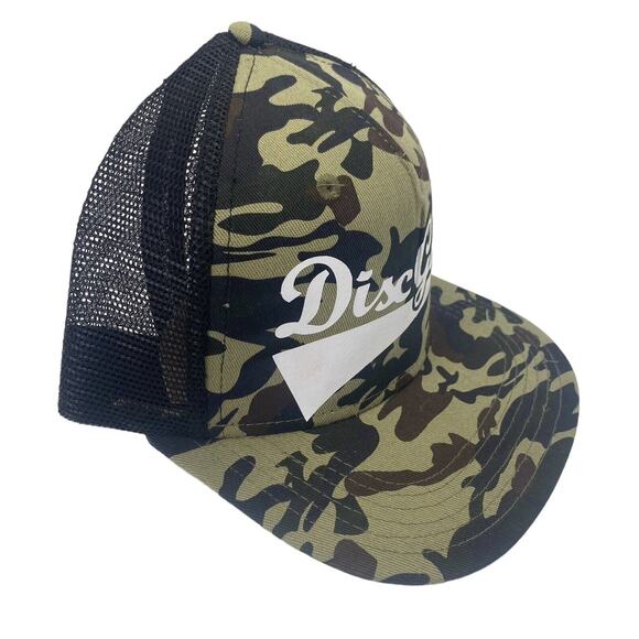 Disc Golf DISCGOLF BASEBALL Logo Hat Trucker Cap Snap Back Disc Golf Vinyl Logo - Picture 5 of 12